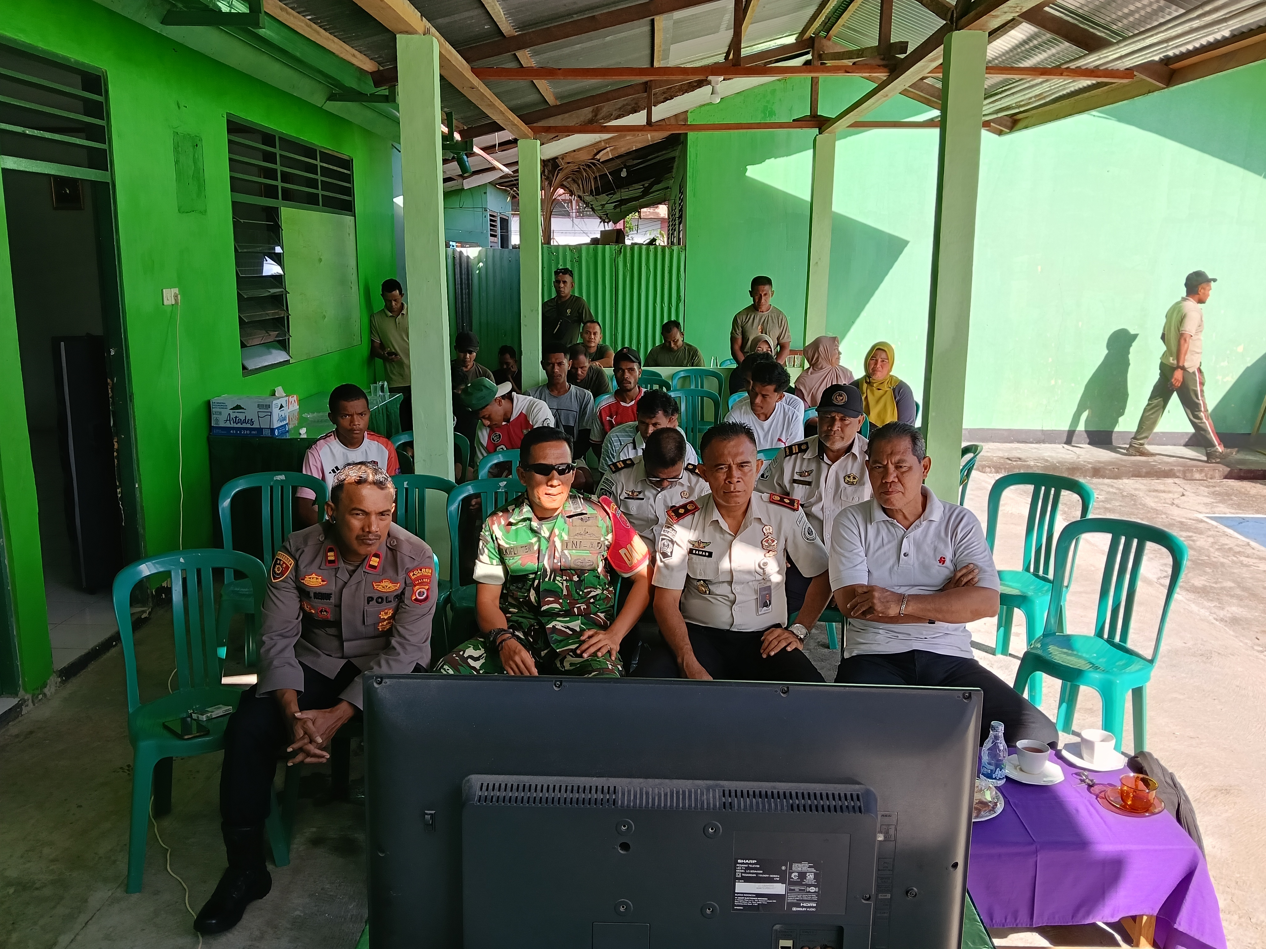 KORAMIL 1502-01/BANDA GELAR NOBAR PIALA DUNIA 2026 BERSAMA WARGA.